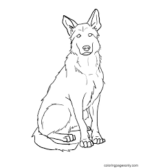 Search through 623,989 free printable colorings at getcolorings. German Shepherd Dog Coloring Pages German Shepherd Coloring Pages Coloring Pages For Kids And Adults