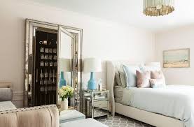 Jewelry Cabinet Hidden Behind Full Length Mirror Transitional Girl S Room