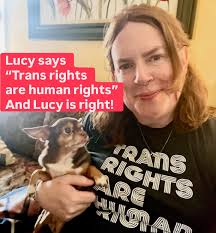 My landlady's Chihuahua, Lucy, is very smart. So is her cat, Ricki… smart  enough to hide when she saw us taking this picture…  #transrightsarehumanrights
