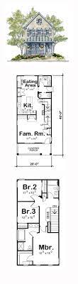 European Style House Plan 66630 With 3 Bed 3 Bath Narrow Lot House Plans Narrow House Plans Narrow Lot House