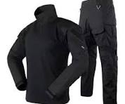 DIGITAL PLAIN BLACK FROG SUIT