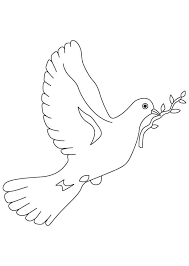 Download and print these peace dove coloring pages for free. Dove A Symbol Of Peace Coloring Page Coloring Pages Coloring Pages For Kids Bible Coloring Pages