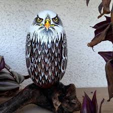 Tasboyama Stone Stonepainting Eagle Kingofbirds Rock Painting Art Stone Art Stone Painting