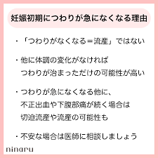 つわり 急 に なくなる