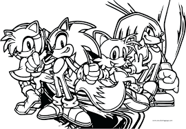 He is a hedgehog and is the fastest and most supersonic in the world. Sonic And Friends Coloring Pages Coloring Home