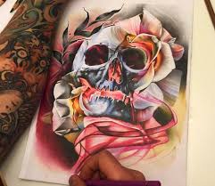 Check spelling or type a new query. Skull And Flowers Drawing By Sergey Shanko Tattoos Gallery Skull Tattoos
