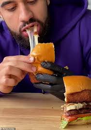 In a large skillet, heat the frying oil over medium heat. How To Make An Oozing Mozzarella Patty In Your Own Kitchen Daily Mail Online