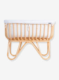 Matratze, bettgarnitur und himmelhalter ca. Childhome Babywiege Mit Matratze Childhome Rattan In Natur
