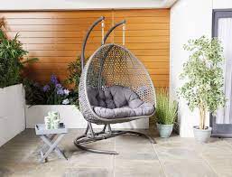 aldi s sell out hanging egg chair is back in a larger size for 200 hanging egg chair hanging chair chair