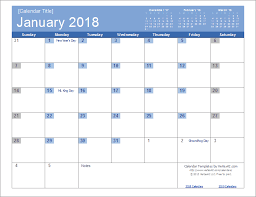These dates may be modified as official changes are announced, so please check back regularly for updates. 2018 Calendar Templates And Images Calendar