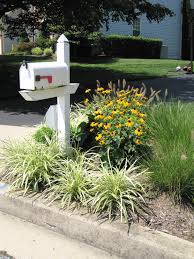 Landscaping Around Mailbox Img 0285 225x300 Mailbox Garden Idea 2 Triangular Garden For Amazing Mailbox Garden Mailbox Landscaping Landscaping Around House
