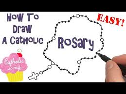 The rosary will be a very powerful armor against hell; Catholic How To Draw Youtube