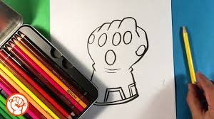 Is the infinity gauntlet a glove? How To Draw Infinity Gauntlet From Avengers Endgame Cute Version Easy Pictures To Draw Youtube