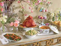 Happy easter bryan, i am sitting at the cemetery looking at all the beautiful flowers. Our Favorite Easter Menus Of All Time Southern Living