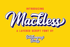 The fonts included script fonts, handwritten brush fonts, vintage fonts and display fonts that can be perfect for branding this fonts comes is a bold connected script font with a clear style and dramatic movement. Mackless Script Font Dafont Com