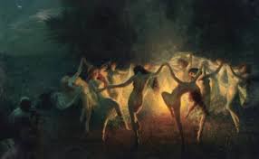 Joseph Tomanek Nymphs Dancing To Pan S Flute 1920 Witches Dance Nymph Fantasy Illustration