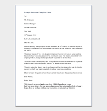 Use the name the person checked in under or full we had to travel a good deal for marketing and promotion at conferences and to meet with potential clients. Restaurant And Hotel Complaint Letter Templates 12 Samples Templates