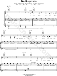 Gigaguenstig.de has been visited by 10k+ users in the past month Regina Spektor No Surprises Sheet Music In C Major Transposable Download Print Sku Mn0085834