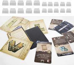 Personal quests is a game concept that is tied to character retirement and figures in the gloomhaven campaign , but is excluded from jaws of the lion. Amazon Com Dephia 2000 Ct Gloomhaven Board Games Card Sleeves Great Fit 1000 Card Sleeves For Standard Cards And 1000 For Mini European Cards Toys Games