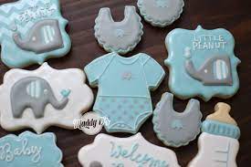 Baby Shower Cookies Baby Shower Ideas Baby Baby Shower Blue Baby Elephant Cookies Baby Elephant Baby B Elephant Cookies Baby Boy Cookies Gourmet Cookies