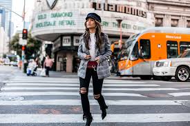 With a functional foundation as a durable workwear fabric, denim is now ubiquitous in everyday outfitting. Jessi Malay Lack Of Color Riviera Cap Majorelle Rhea Blazer L Agence Highline High Waist Fray