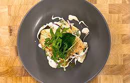 In a small bowl, mix together the garlic, basil, and pepper. Morrisons Recipes Lemon Marinated Turkey Steak With A Warm Potato Salad And Pesto