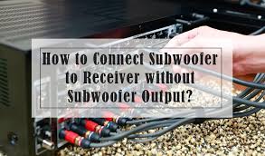 The resulting impedance (ohm load) is considered the nominal impedance seen by the amplifier. How To Connect Subwoofer To Receiver Without Subwoofer Output Myaudiolabs