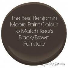 The Best Benjamin Moore Paint Colour To Match Ikea Black Brown Or Espresso Paint Colors Benjamin Moore Benjamin Moore Paint Black Paint Color