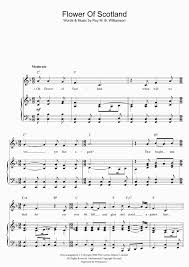 Scotland's national anthem is flower of scotland, written by roy williamson and first broadcast by the bbc in 1968, it is unashamedly patriotic. Flower Of Scotland Piano Sheet Music Onlinepianist