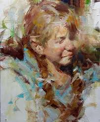 Lil' Braids' 12x9 oil #portrait #portaitpainting #headstudy #abstraction  #colorful #colorfulart #art #artistsofinstagram #artistsoninstagram  #contemporarypainting