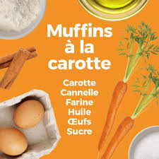 Muffins A La Carotte Fouettez 2 Oeufs Avec 60 G De Sucre Une Pincee De Cannelle Et 1 C A Cafe De Levure Chimique Ajoutez 60 G De Farine 150 G De Fa Muffins