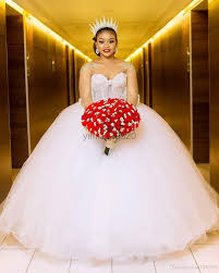 2020 Luxury Ball Gown Wedding Dresses Sheer Neck See Through Long Sleeve Corset Back Beading Crystal Africa Sheer Wedding Dress Ball Gowns Wedding Bridal Gowns