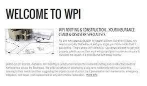 Hours may change under current circumstances Welcome To Wpi Roofing Construction