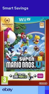 Mario & sonic at the tokyo . New Super Mario Bros U New Super Luigi U Bundle Nintendo Wii U 2016 For Sale Online Ebay Super Mario Bros Games Mario Bros Wii U Games