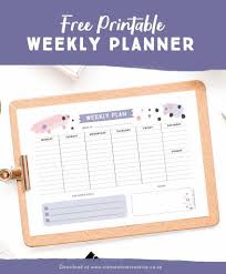 Print the calendar template or use it digitally. 29 Free Weekly Planner Template Printables For 2021