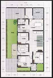 Denah rumah 3 kamar ukuran 6x12. Denah Rumah 3 Kamar Ukuran 6x12 Terbaik Dan Terbaru Denah Rumah Desain Rumah Bungalow Desain Rumah