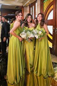 Kimi Yap Jarvis Sy Grand Wedding Philippines Wedding Blog Silk Bridesmaid Dresses Wedding Dresses Romantic Wedding Entourage Dress