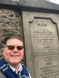 This morning was a real treat—we joined a Harry Potter walking tour here in  Edinburgh! ⚡️ We wandered through the cemetery that inspired character  names, saw the school with four houses just