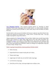 Duh, masa sih bisa karena keturunan? Pengertian Dan Penyebab Diabetes Melitus