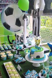 Soccer Baby Shower Party Ideas Photo 13 Of 19 Catch My Party Soccer Baby Showers Soccer Baby Soccer Birthday Parties
