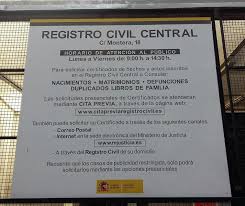 Por favor, antes de rellenar los datos de la cita, le rogamos se informe del trámite que desea realizar en el registro civil, llamando al teléfono de información al ciudadano 012 o a través de la información contenida en esta página web en el apartado de registro civil. Certificados Registro Civil Central Blog Extranjeria Asociacion Progestion