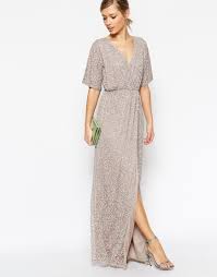 Asos Sequin Kimono Maxi Dress At Asos Vestidos Vestidos Estilosos Vestidos Especiais