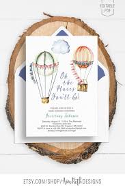 If you don't want to mess around with the transparency, here is a pdf you can print straight onto cardstock and be on your way: Oh The Places You Ll Go Baby Shower Invitation Template Printable Baby Shower In Baby Shower Invitation Templates Baby Shower Invitations Adventure Baby Shower