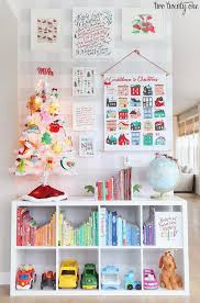 Easy Ways To Add Christmas Cheer To Kid Spaces Kid Spaces Playroom Kallax Ikea