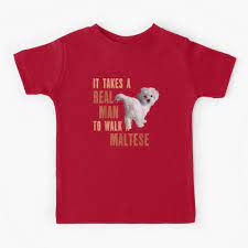 Funny Maltese Kids T-Shirt for Sale by BORNN | Redbubble