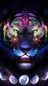 Tiger Moon Tiger Art Lion Art Big Cats Art