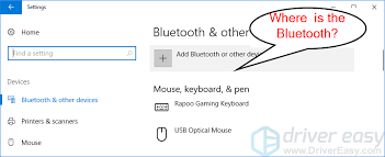None of the bluetooth devices, such as the wireless keyboard, wireless mouse, wireless headphones, wireless speakers, wireless phones, and from the options tab, select allow bluetooth device to find this computer. Fix Windows 10 Bluetooth Missing Issue Quickly Easily Driver Easy
