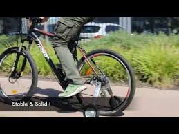 Laveve training wheels for kids bike, flash mute big wheel bicycle stabilizers mounted kit for 12 14 16 18 20 inch kids bike, including mounted kit, a roll of reflective tape for boys and girls. Sm 903qw Adjustable Adult Bicycle Bike Training Wheels Fits 20 To 26 Youtube