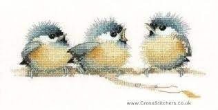 Valerie pfeiffer specializes in birds and flowers from the cartoon chickadees to the stylish serenades. Sitting Pretty Valerie Pfeiffer Trios From Heritage Stitchcraft Pretty Cross Stitch Cross Stitch Cross Stitch Patterns Free