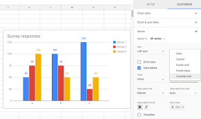 get more control over chart data labels in google sheets